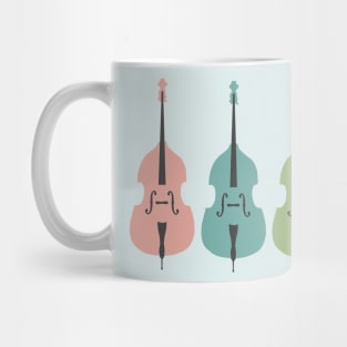 Pretty Pastel Double Basses Mug